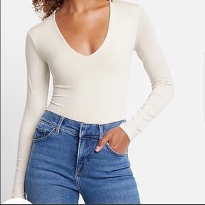 NWT Body Contour Compression V-Neck Bodysuit